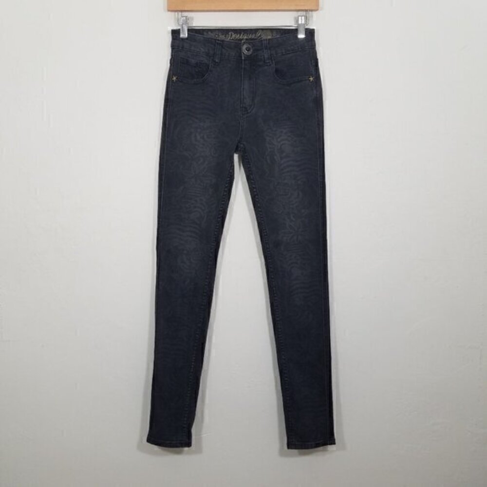 Desigual Exotic Jeans Printed Skinny Stretch   EUR Size 26